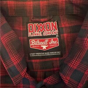 DIXXON Red and Black Plaid Men's Shirt